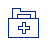 Hospital healthcare services icon