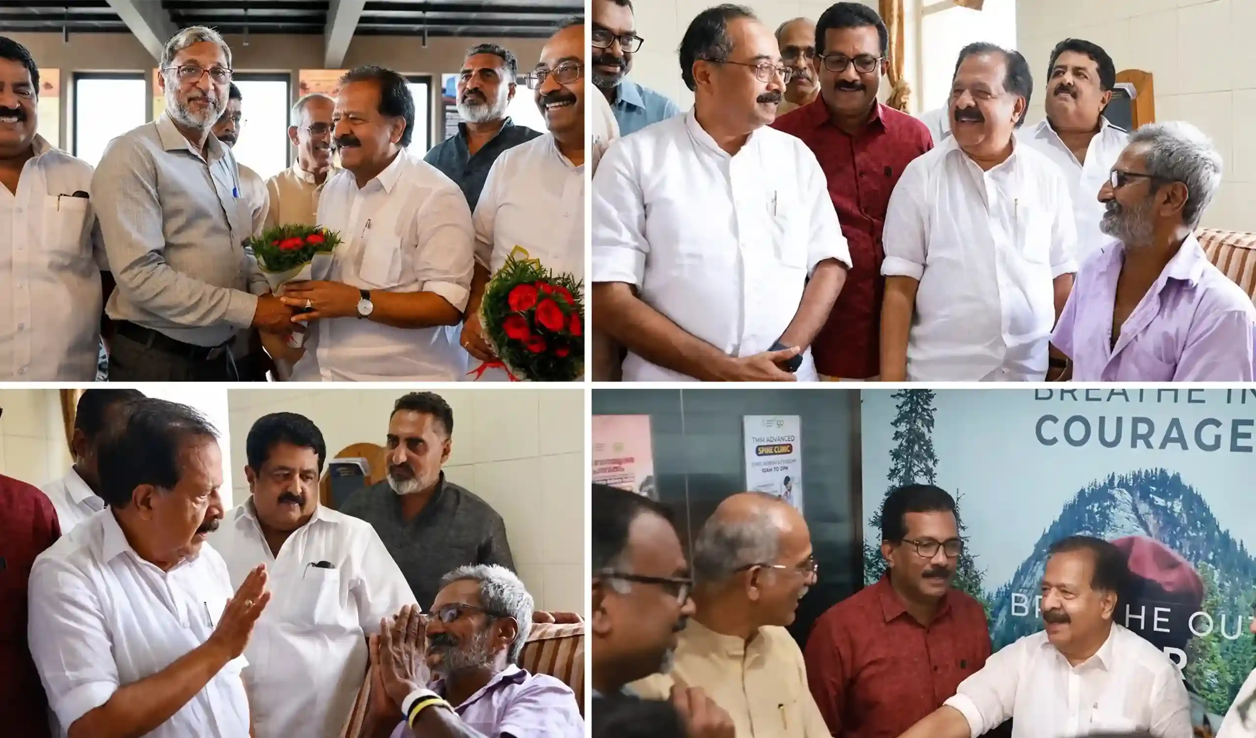 Minister Visits Police Volunteer Soman at TMM Hospital, Extends Support