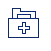 Hospital healthcare services icon